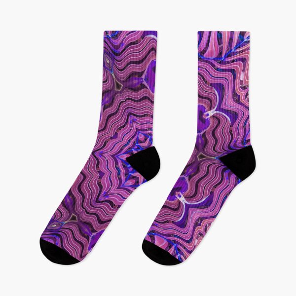Item preview, Boho Vibes Abstract Mandala Maximalism Hippie Style Eclectic Mix of Pink Purple Blue Lilac 4 of 16 designed and sold by Beachy.