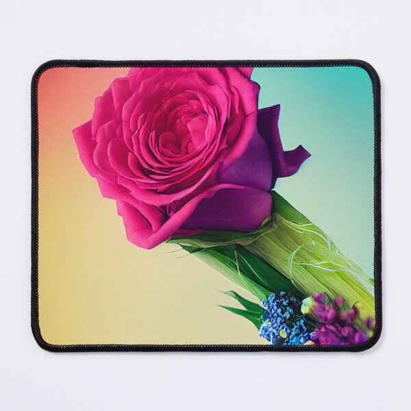 Item preview, Roses and rainbow flowers bouquet designed and sold by NonSonoKoreano.
