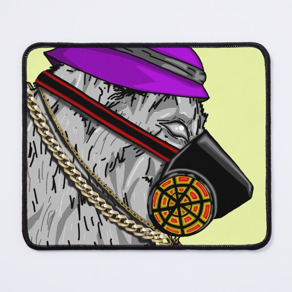 Item preview, Wolf in Gold Chain & Gas Mask - Digital Art designed and sold by Twaingrant.