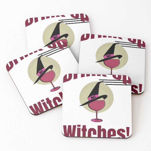 Item preview, Drink Up Witches Halloween Red Wine Lover  designed and sold by MindGlowArt.