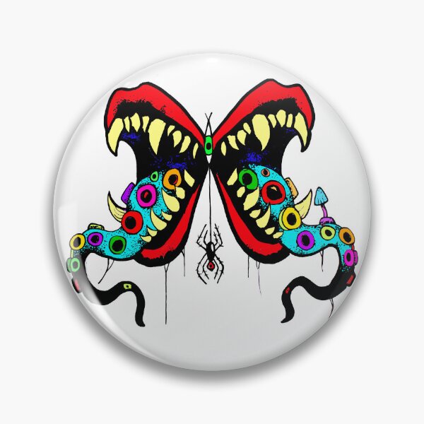 Item preview, Butterfly psychedelic mushroom spider designed and sold by Tereza Skatera.