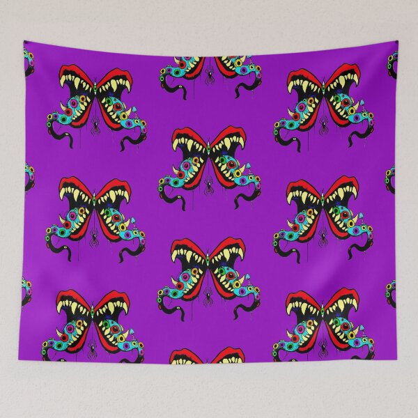 Item preview, Butterfly psychedelic mushroom spider designed and sold by Tereza Skatera.