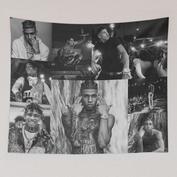 Item preview, NLE Choppa | B&W Collage   designed and sold by Hays Graphics.