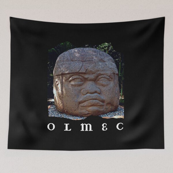 Item preview, Olmec Colossal Head Painting Giant Statues Mexico Olmec Head  designed and sold by Anthlete.