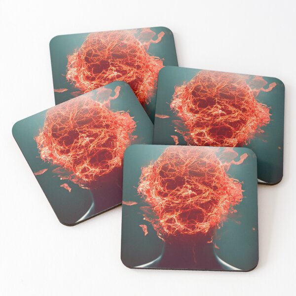 Item preview, Portrait of a Fire face esploding with tubolence designed and sold by NonSonoKoreano.