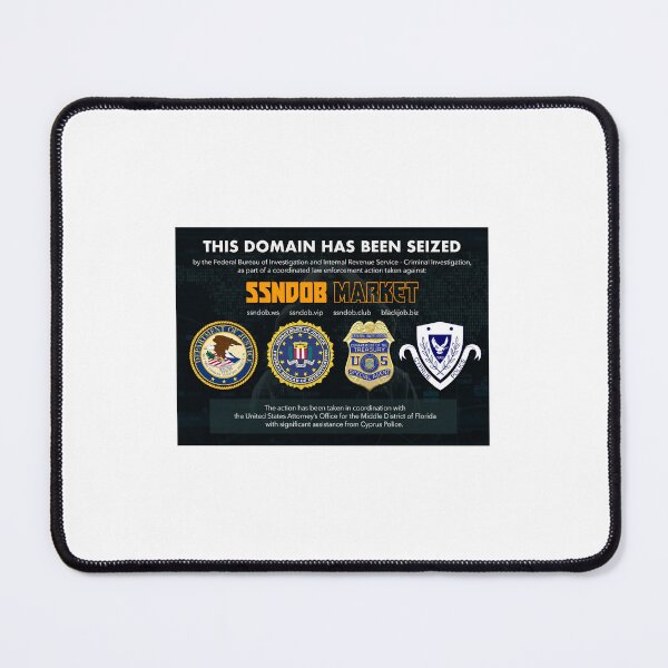 Item preview, SSNDOB Seizure Notice designed and sold by SovietSeal.