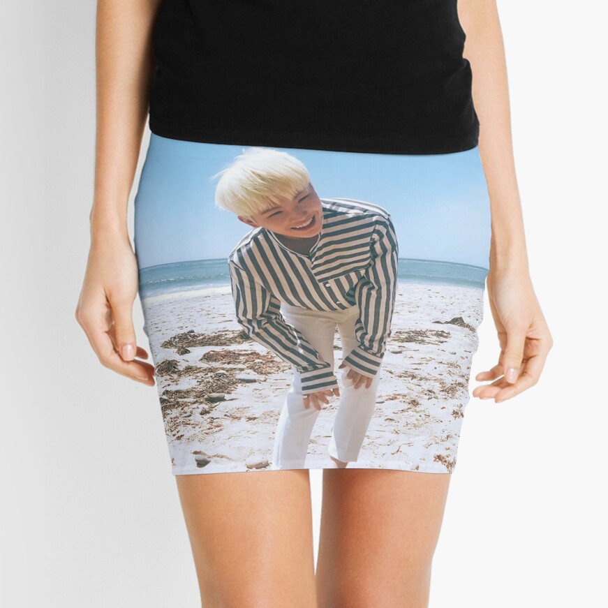 BTS group photo Mini Skirt for Sale by jellycactus