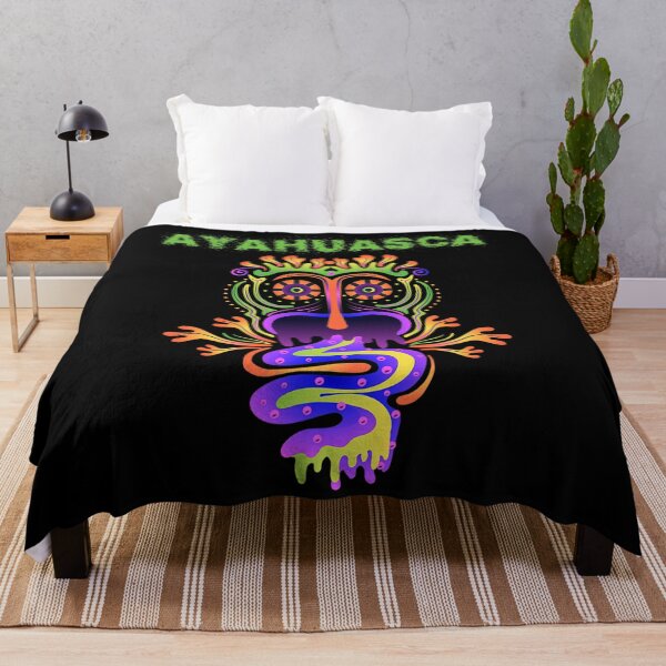 Aperçu de l'œuvre Ayahuasca Shipibo Tribe Art DMT Esprit psychédélique créée et vendue par shockedsupply44.