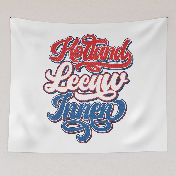 Item preview, Holland Leeuwinnen Typography (Orange Lionesses) designed and sold by Numero14.