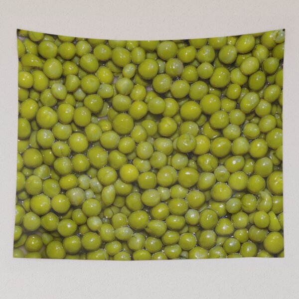 Item preview, Green Peas Food Photo Pattern designed and sold by patternsoup.