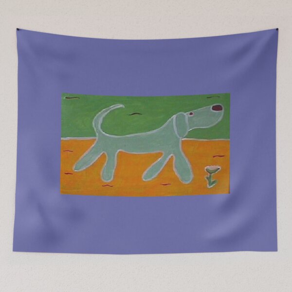 Item preview, Dusty the Dog (periwinkle version) designed and sold by CharlieDingler.