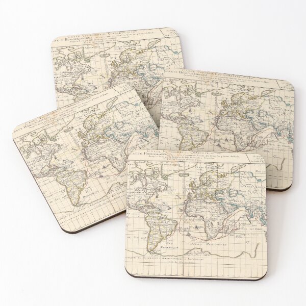 Item preview, A navigational world map (1598), Abraham Ortelius designed and sold by ramazis.