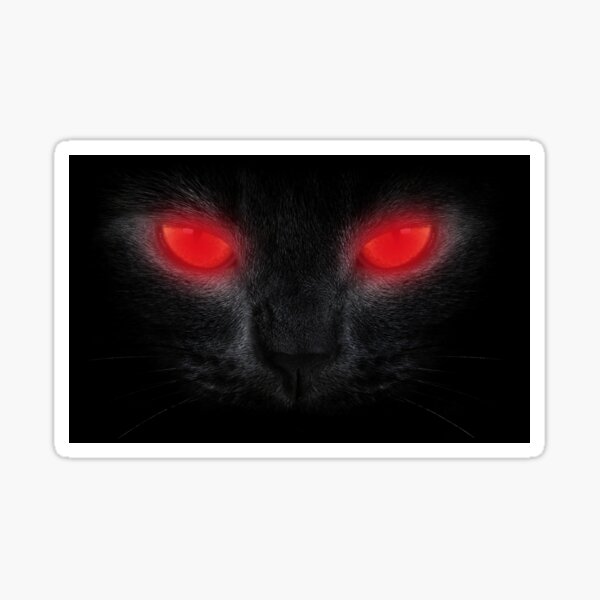 Glowing Eyes Stickers Redbubble - red glowing eyes roblox free