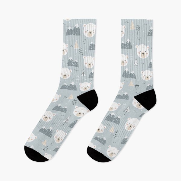 Item preview, Cute Winter Polar Bears - Pattern Seamless designed and sold by DebbisPalette.
