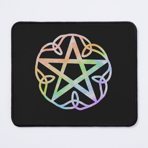 Item preview, Rainbow pentacle with triquetras designed and sold by Becky-Marie.