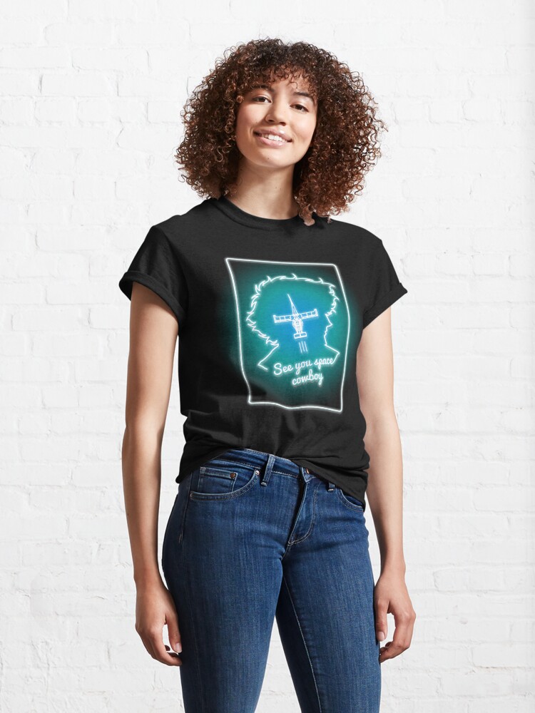 Alternate view of Neon space cowboy Classic T-Shirt