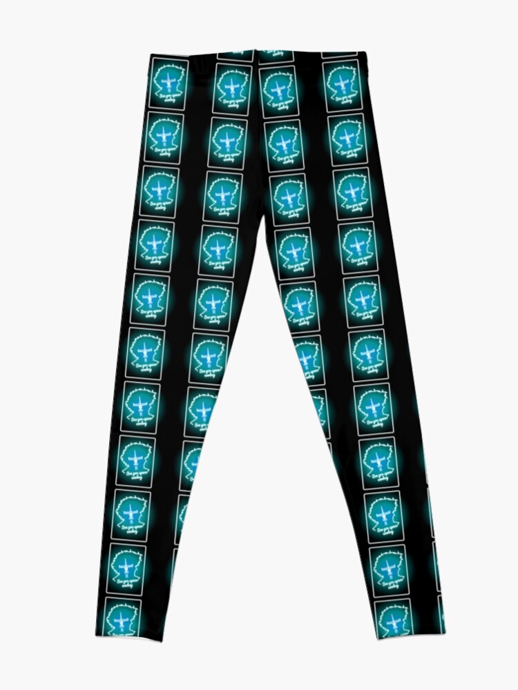Alternate view of Neon space cowboy Leggings