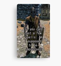 Spells Canvas Print