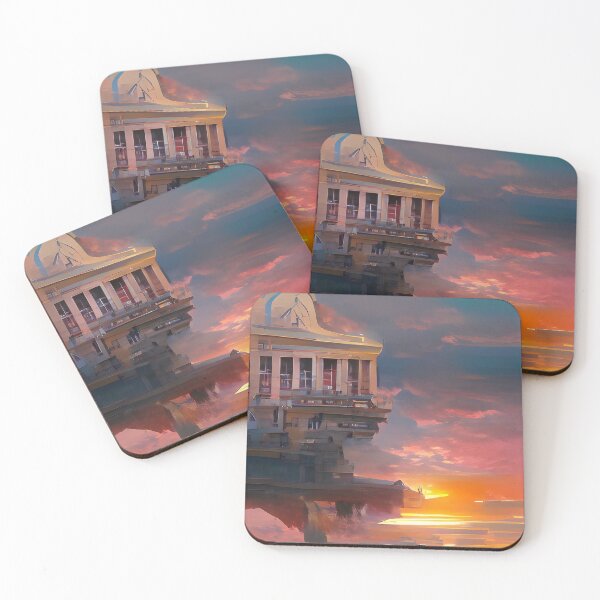 Item preview, Peach Sunset Library island | National library week designed and sold by PsychicLove.
