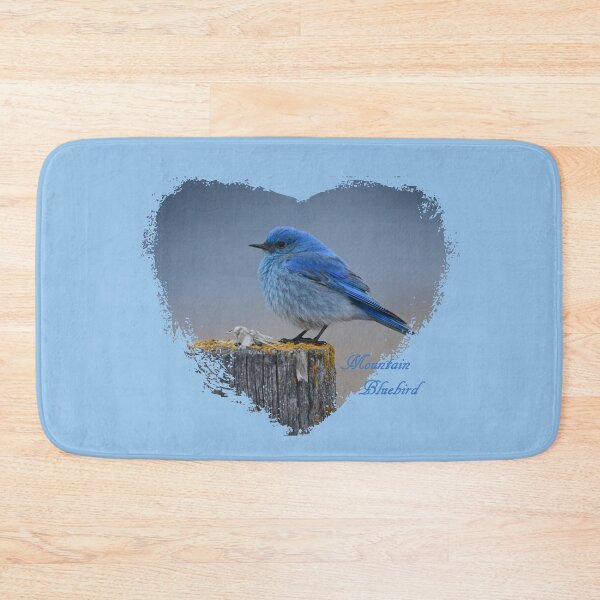 Item preview, Mountain Bluebird Heart designed and sold by Whisperingpeaks.