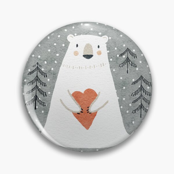Item preview, Arte de vacaciones navideñas de oso polar designed and sold by Katy Bloss.