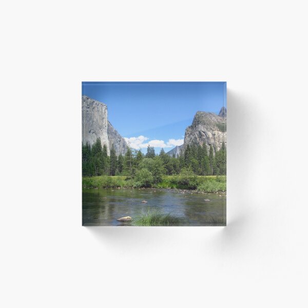 Yosemite National Park Sticker Acrylic Block
