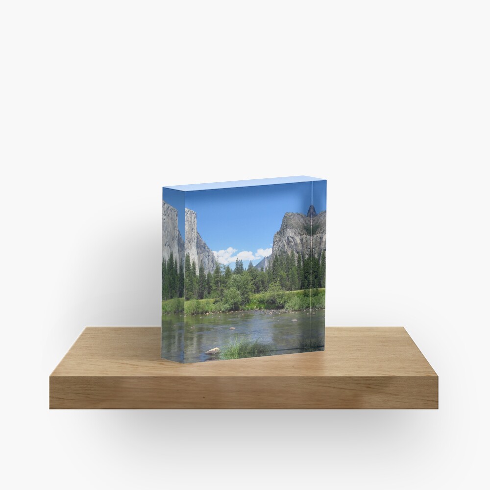 Yosemite National Park Sticker Acrylic Block
