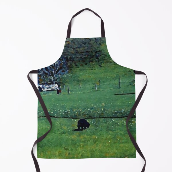 Item preview, Black sheep grazing NZ designed and sold by FlossOrFi.