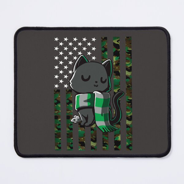 Item preview, Cool Cat American Camouflage Flag designed and sold by OnlyCoolDesigns.