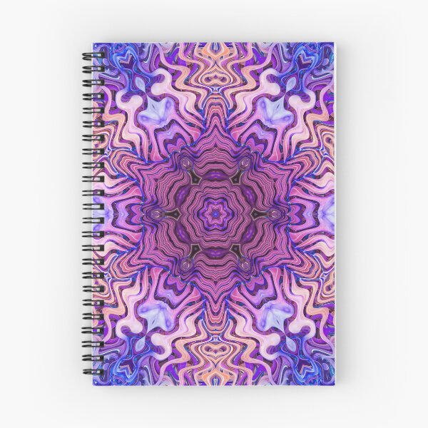 Item preview, Boho Vibes Abstract Mandala Maximalism Hippie Style Eclectic Mix of Lilac Blue Purple Pink 5 of 16 designed and sold by Beachy.