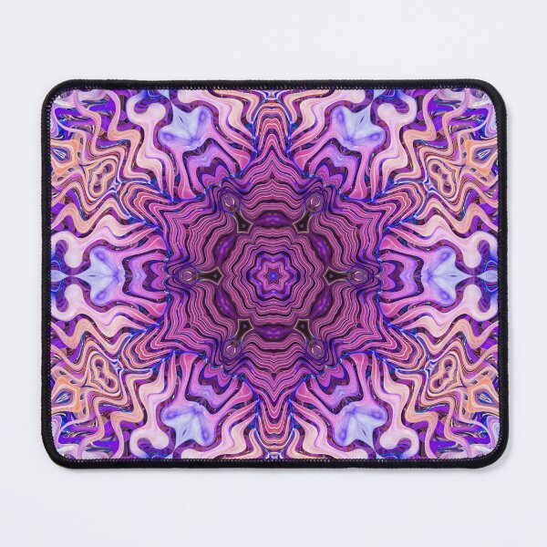 Item preview, Boho Vibes Abstract Mandala Maximalism Hippie Style Eclectic Mix of Lilac Blue Purple Pink 5 of 16 designed and sold by Beachy.