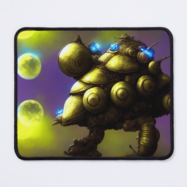 Item preview, Ancient bipedal alien battlesnail in alien planet setting I designed and sold by BrachiaST.