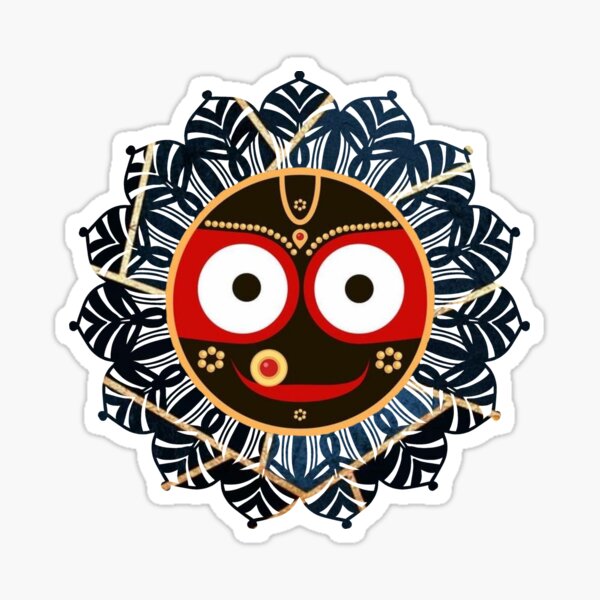 "Jagannath jai Jagannath lord Jagannath " Sticker for Sale by Krishnavi