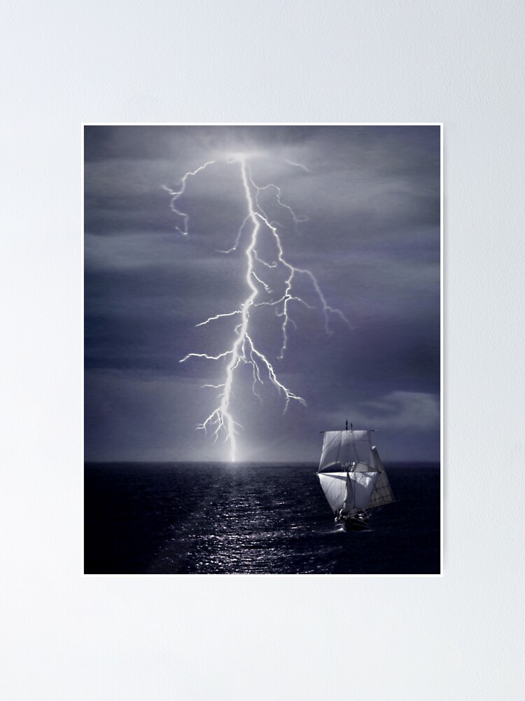 Alternate view of Escaping from Storm Poster