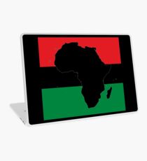 Symbol von Afrika - Panafrikanische Flagge Laptop Folie