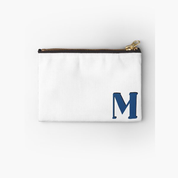 Item preview, Letter M Blue initial monogram alphabet capital M designed and sold by Antique-Gifts.
