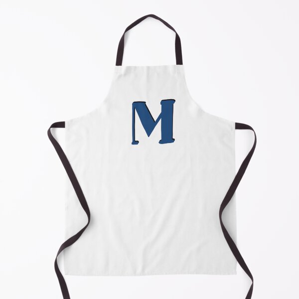 Item preview, Letter M Blue initial monogram alphabet capital M designed and sold by Antique-Gifts.