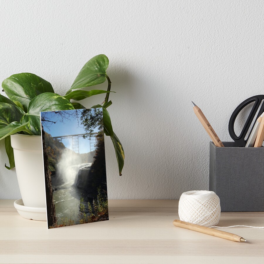 Autumn Falls Art Board Print
