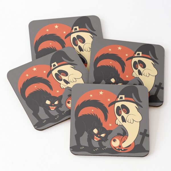 Item preview, Retro Halloween Scene designed and sold by Kappacino Creations.