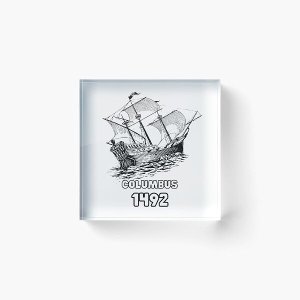 Aperçu de l'œuvre Bateau Happy Columbus Day - 1492 créée et vendue par CrazyThings529.