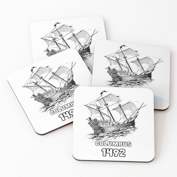 Aperçu de l'œuvre Bateau Happy Columbus Day - 1492 créée et vendue par CrazyThings529.