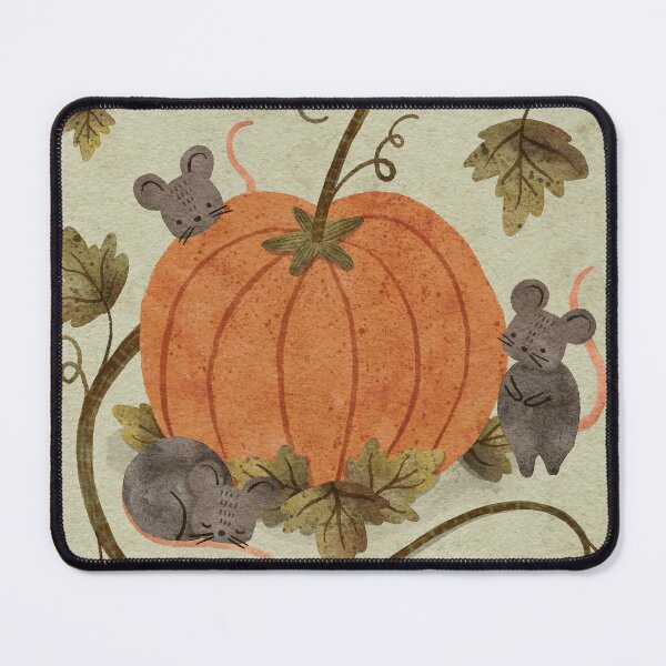 Item preview, Cute Mouse Fall Pumpkin Vibes designed and sold by Katy Bloss.