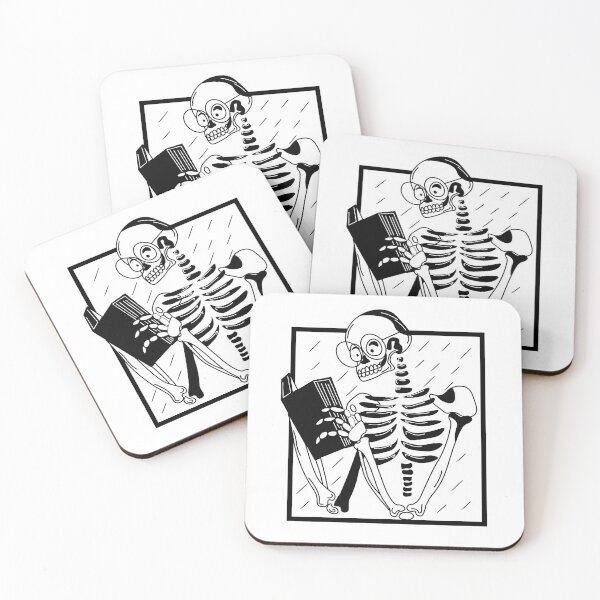Item preview, Skeleton Reading Book designed and sold by mrxova.