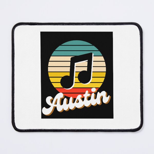 Item preview, Austin Music Festival, Live Music, Musical Notes, Retro Austin designed and sold by DeeATX.