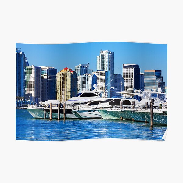 Places To Visit In Miami Poster