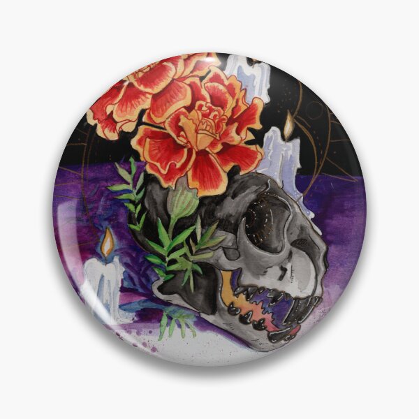 Item preview, 'Memory Maps' Kitty Skull and Marigolds designed and sold by Shadowind.
