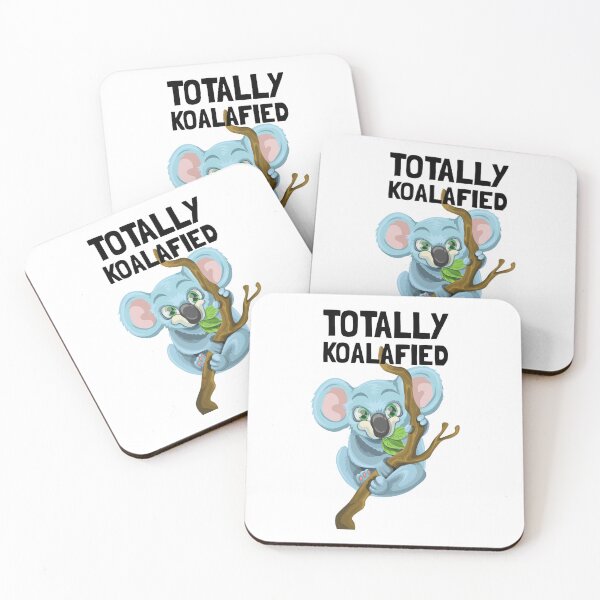 Item preview, Totally koalafied t-shirt, totally koalafied hats, totally koalafied phone cases, totally koalafied backpack, totally koalafied dress, totally koalafied shower curtain  designed and sold by Poussyarts.