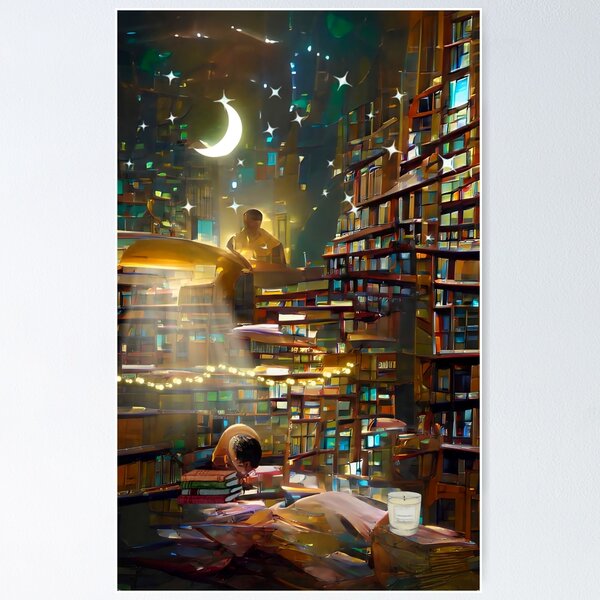 New York Public Library Poster by Dandelion Moss | Society6