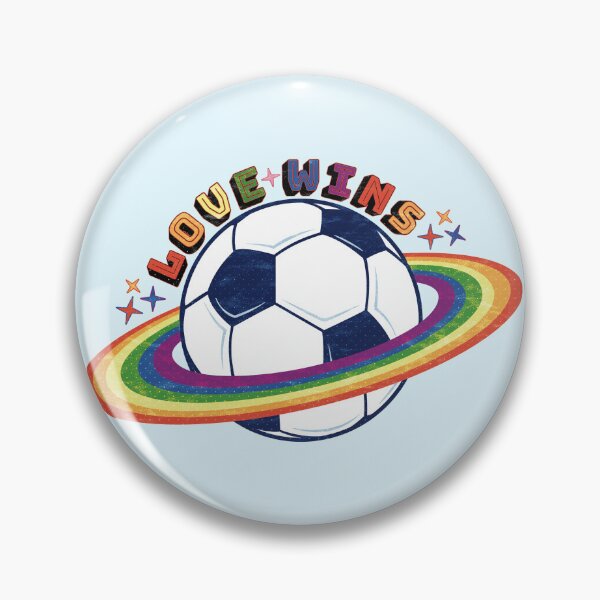 Item preview, Love Wins Planet Soccer LGBTQIAP designed and sold by Numero14.