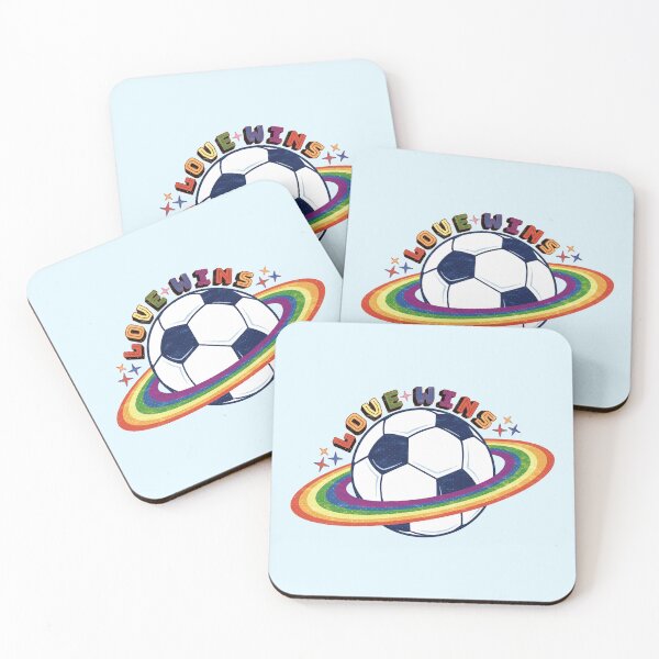 Item preview, Love Wins Planet Soccer LGBTQIAP designed and sold by Numero14.